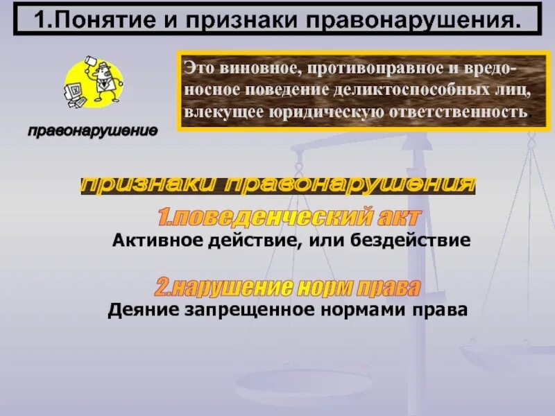 Понятие и признаки правонарушения. Правонарушение это виновное противоправное. Перечислите признаки правонарушения. Правонарушение это признаки проступки.