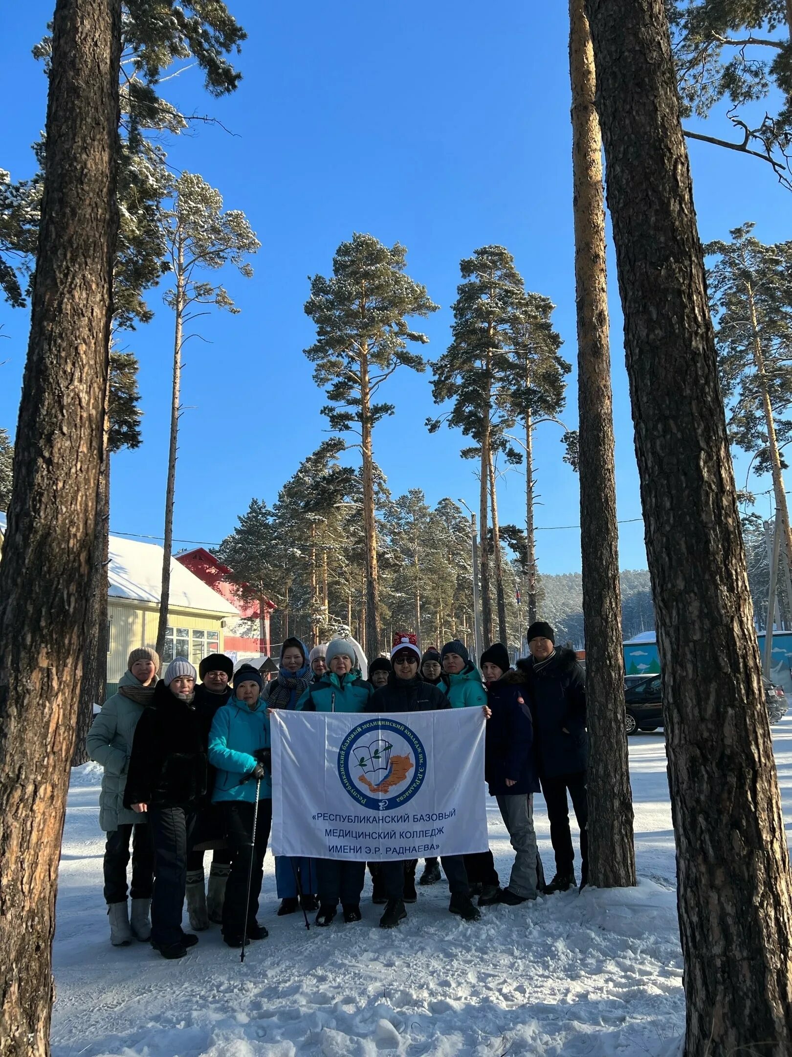 Республиканский базовый. Долгодеревенское тропа здоровья зимой.