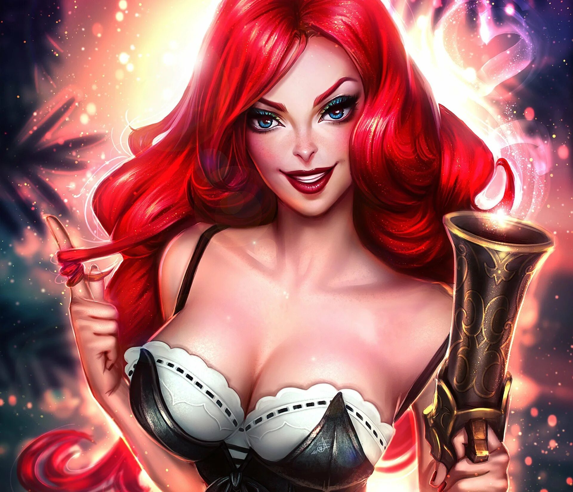 Miss circle art 18. League of Legends Miss Fortune.