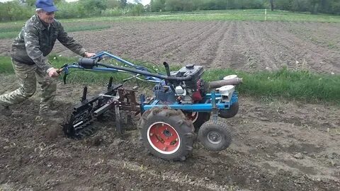 Прополка мотоблоком
