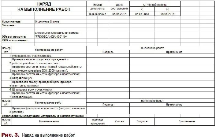 Задание на смр