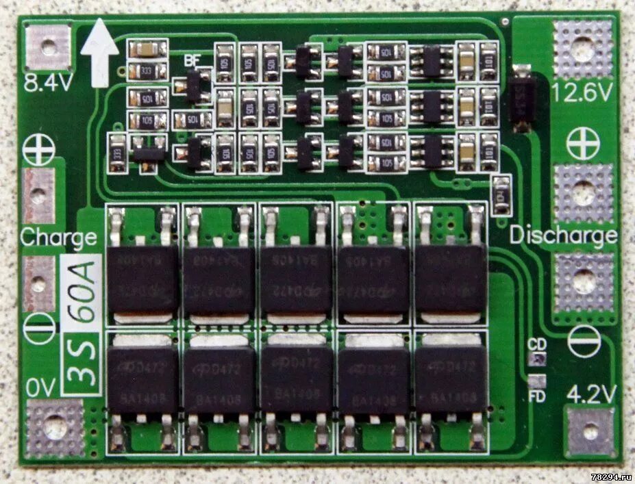 Плата бмс 60а схема BMS HW-544 3S 60A не стартует, уходит в защиту. Отключение защиты HW544. YouTu
