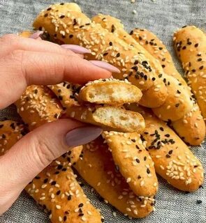 Печенье с кунжутом