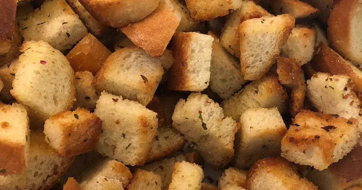 Сухари из белого хлеба в духовке рецепт