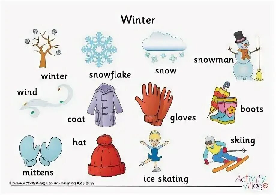 Snow words