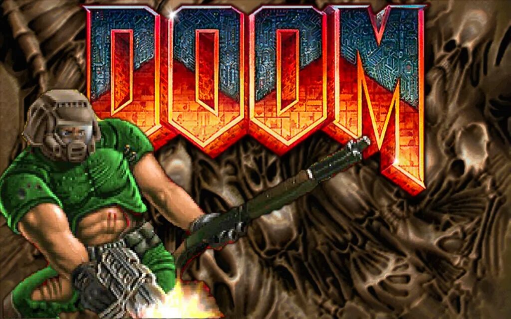 Doom игра 1993 обложка. Doom 2 лого.