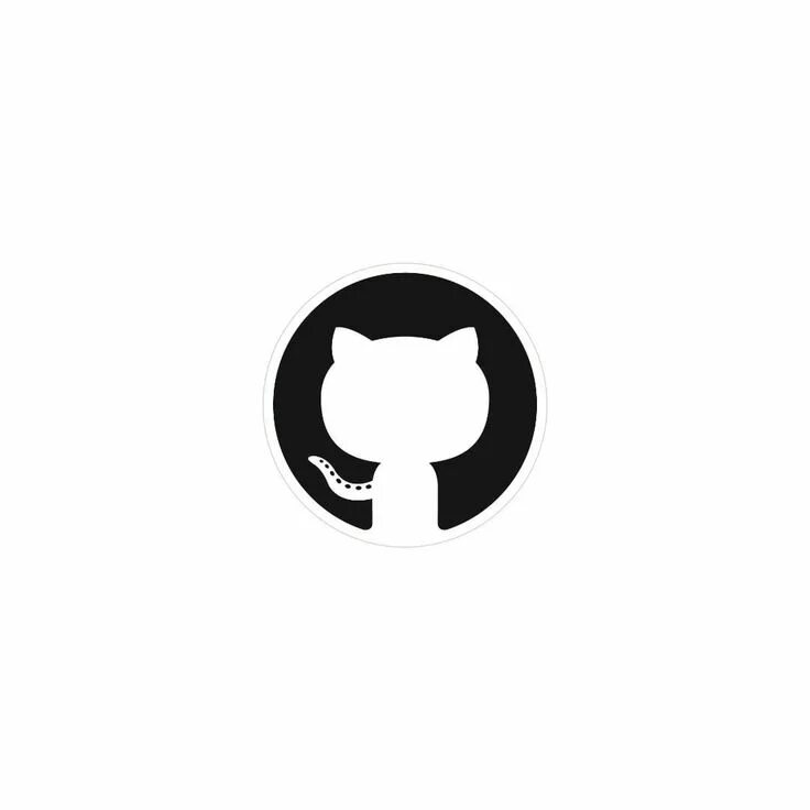 Github static. Значок github. гитхаб. кот пиктограмма.