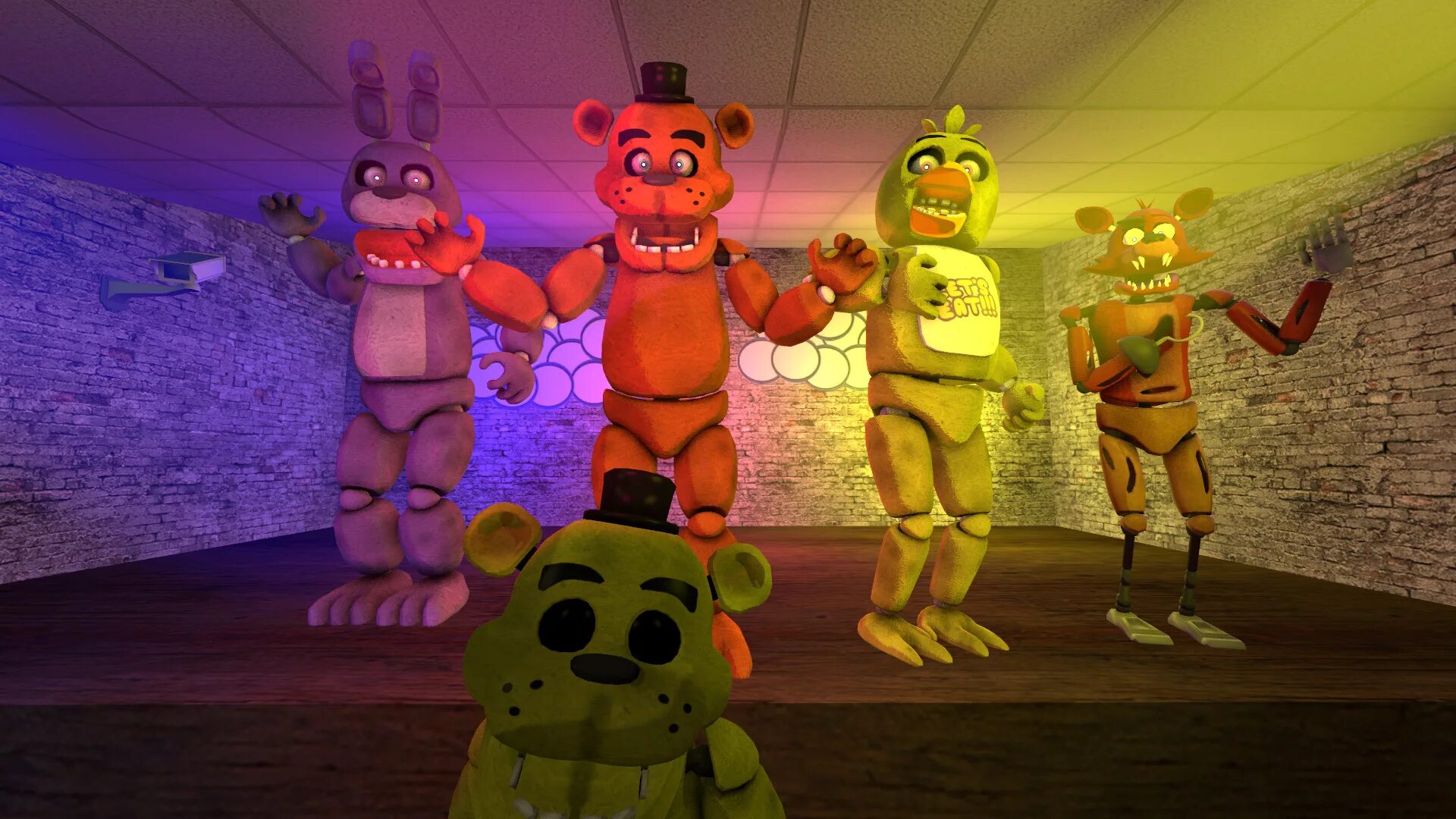 Фнаф 1 можно. Five Nights at Freddy's 5 АНИМАТРОНИКИ. АНИМАТРОНИК Фредди. АНИМАТРОНИКИ Five Nights Freddy. Фредди из игры АНИМАТРОНИКИ.