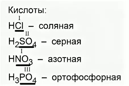 Валентность so4 кислотного остатка. Валентность кислотных остатков. Формулы кислот и их валентности.