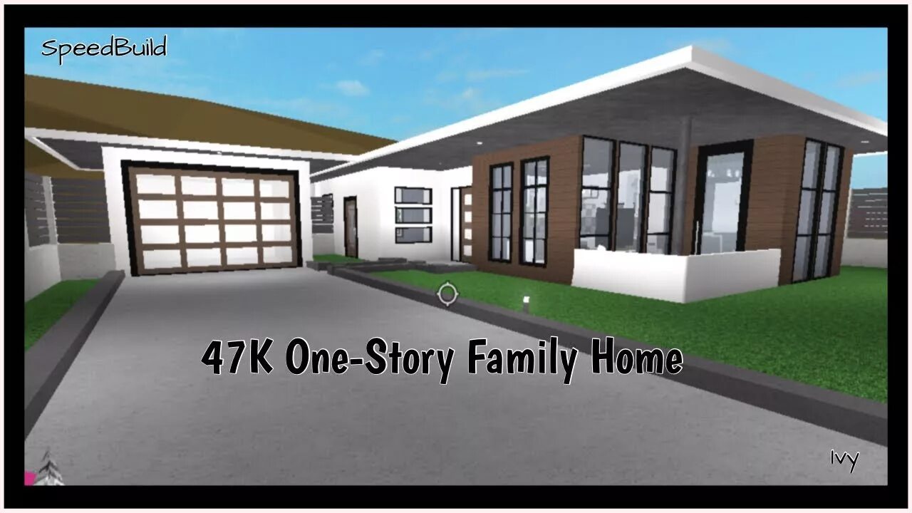 Story 1 family. Bloxburg House 1 Floor. Идей домов для Bloxburg 1 этаж. Modern House Bloxburg 1 Floor. Bloxburg Modern Floor.