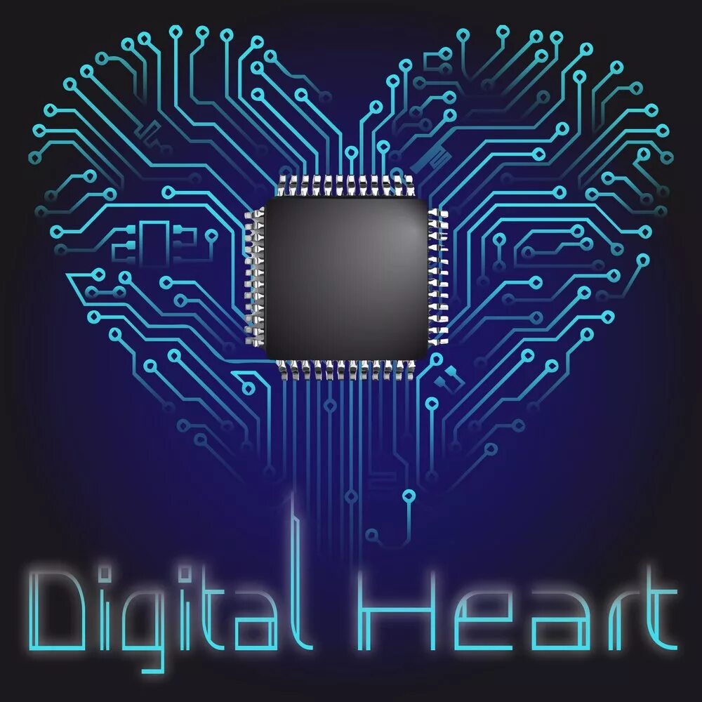 Digital heart. Цифровое сердце. Цифровое сердечко. Диджитал сердечко. Сердце Digital картинки.