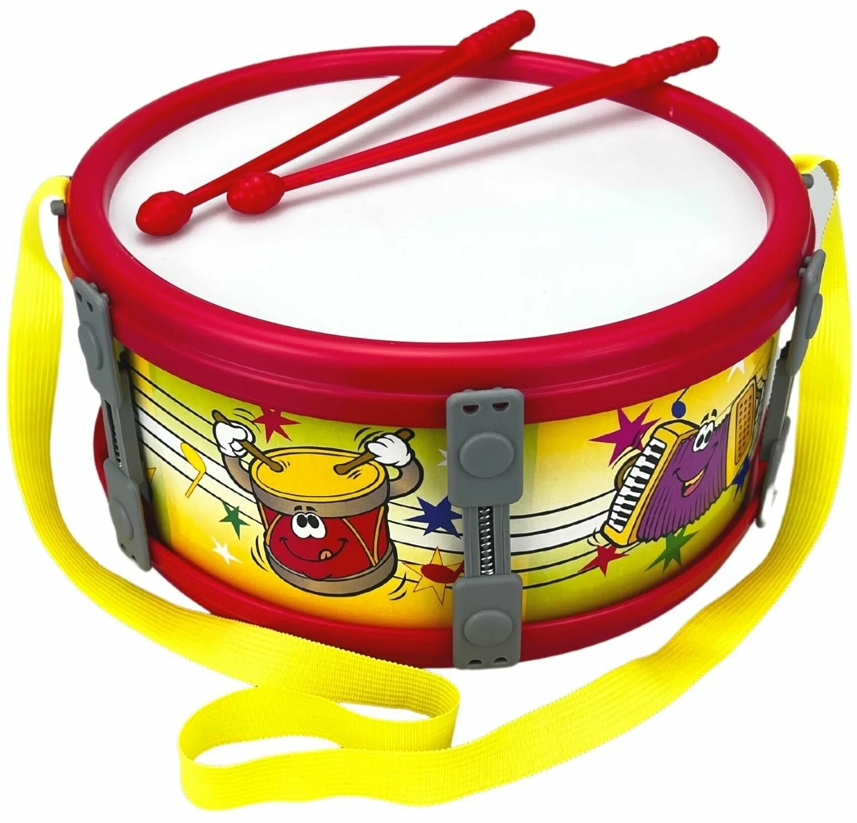 игрушка "барабан". игрушечный барабан. игрушка музыкальная "барабан". барабан маленький в ассорт. Poltoys барабан pl3402 голубой.