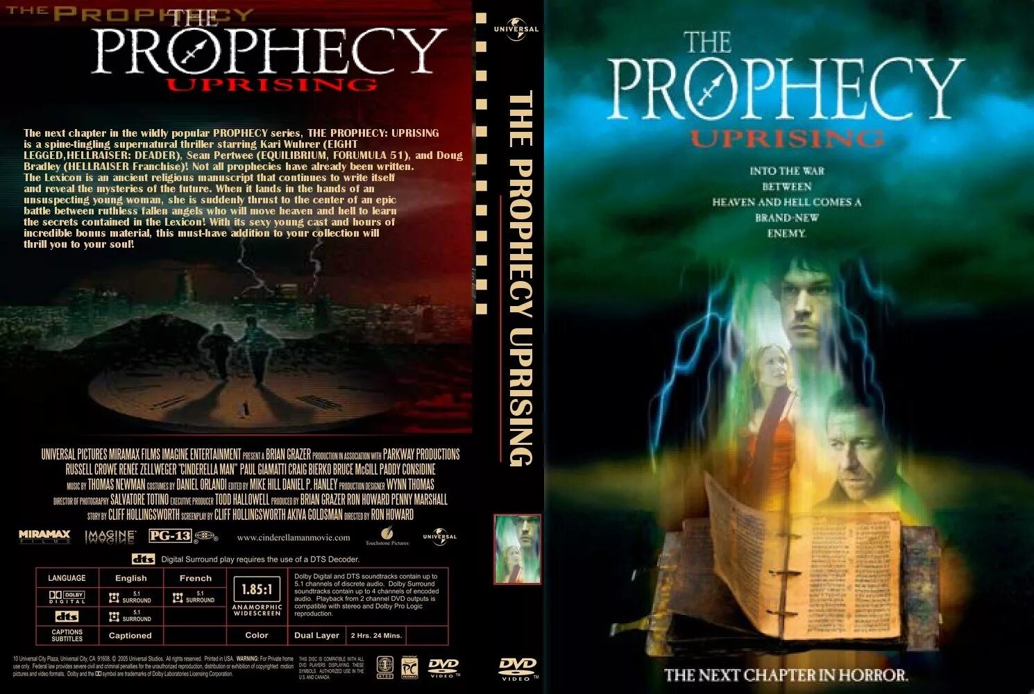 The Prophecy DVD. Пророчество 3. The Prophecy Uprising.