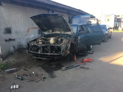 Машина цоя после аварии