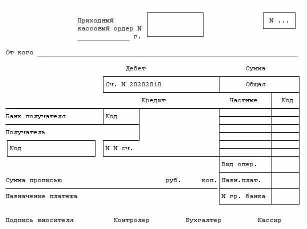 Выдача денег по кассовым ордерам