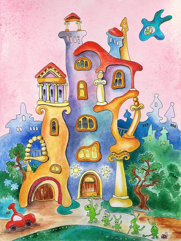 рисование сказочный теремок. сказочный домик рисунок. гуси лебеди в гостях у ребят творческий конкурс зимние фигуры. сказочный домик иллюстрация. рисуем сказочный домик.