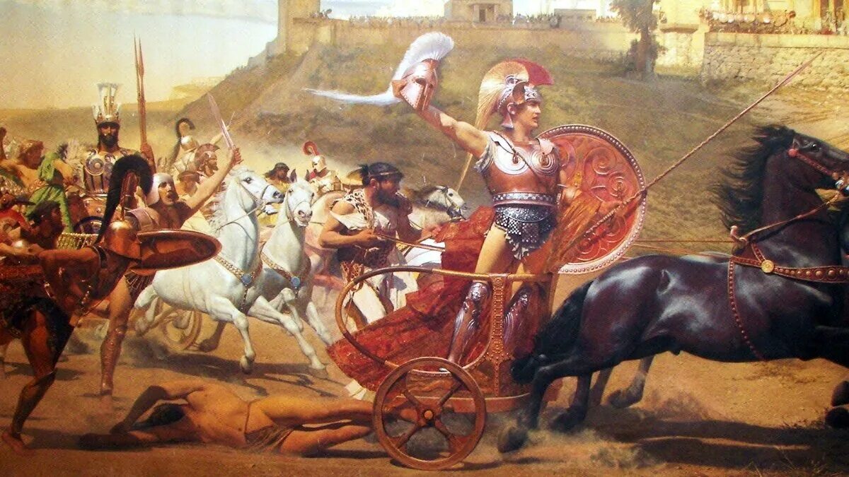 Бой ахиллеса и гектора. Илиада ахилл и гектор. Ахиллес илиада. Описать ахилл и гектор. Ахилл с телом гектора.