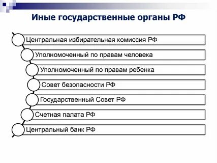 Государственные органы избираемые населением относятся к