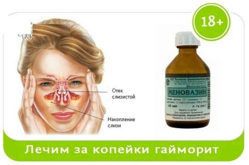Компресс при гайморите