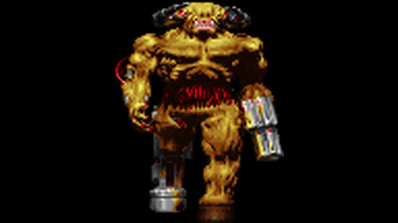 Doom cyberdemon. Doom 2 монстры кибердемон.