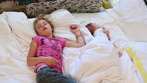My little sister sleeping now