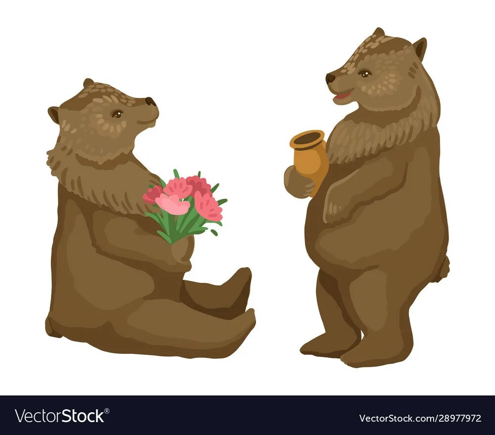 A bear can go
