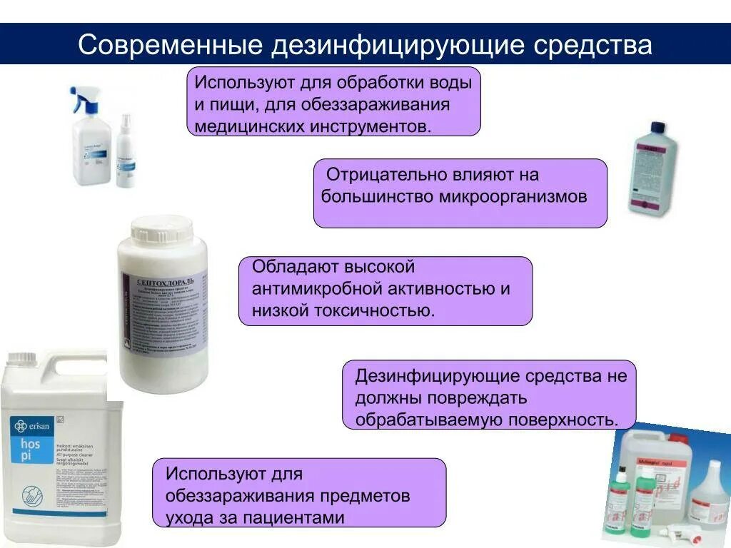 Какие современные препараты. Современные дезинфицирующие средства. Микробиология. ДЕЗ средства применяемые для обеззараживания. Классификация современных дезинфицирующих средств. Вещества применяемые для дезинфекции.