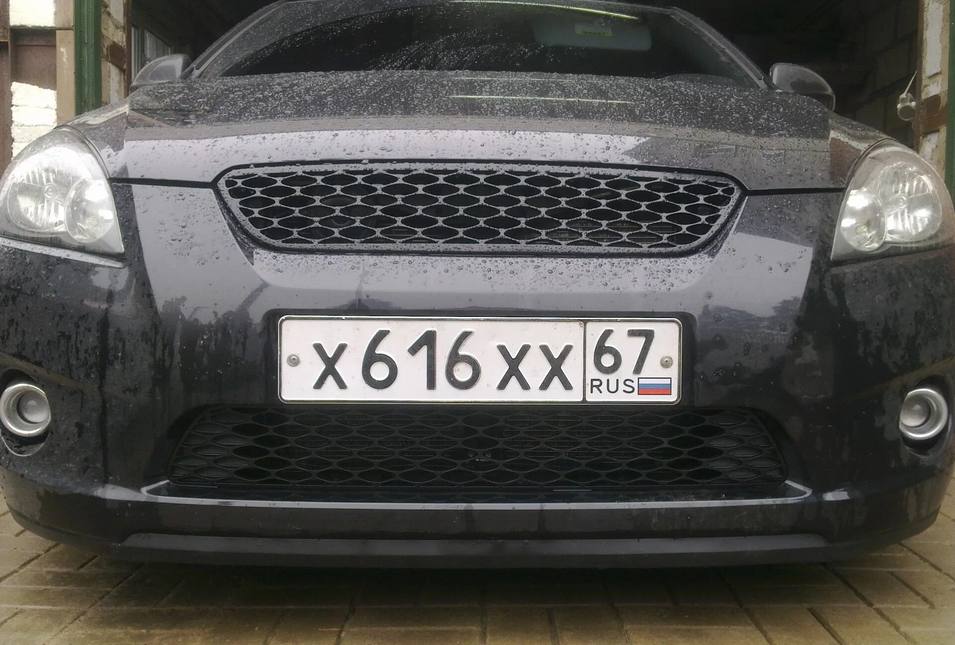 Киа сид решетка радиатора тюнинг Решетка радиатора KIA Ceed (1G), 2 л, 2007 года тюнинг DRIVE2