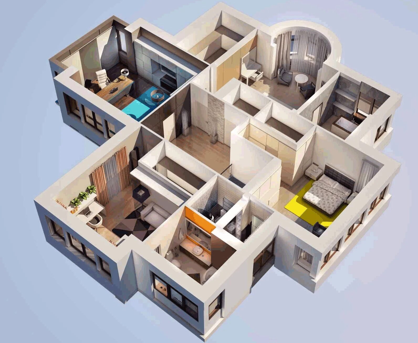 Создать планировку дома. Планировка коттеджа. Floorplan_3d_design_suite_11. Создать планировку дома. Планировка квартиры.