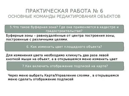 Команды редактирования