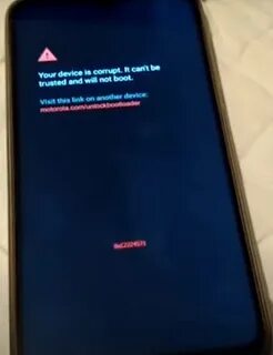 Verity corruption your device is corrupt
