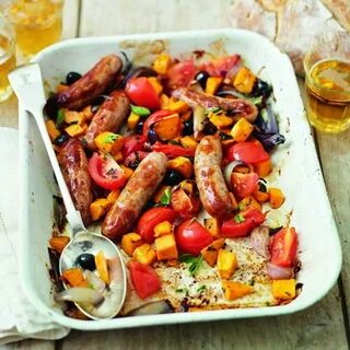 Овощи с сосисками рецепт