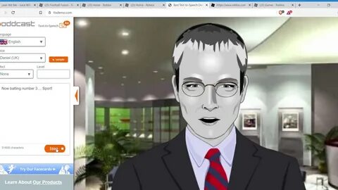 Oddcast text to speech