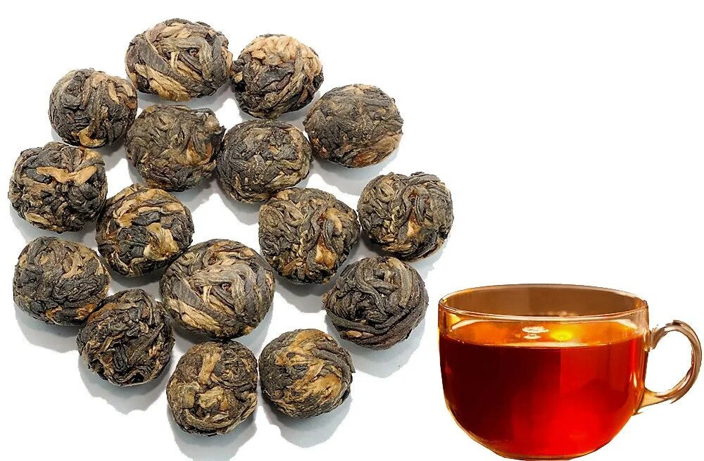 Китайский чай Жемчужина дракона. Черная Жемчужина чай китайский. Чай Dragon Pearl. Китайский чай круглый.