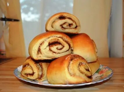 Тесто булочки домашние с корицей