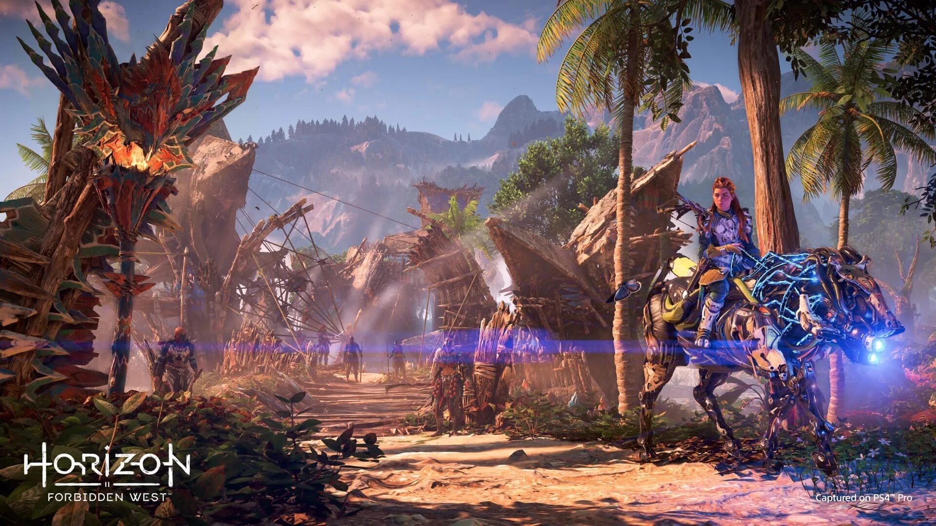Игра бескрайний мир. Харайзен запретный запад. Horizon игра на ps5. Horizon год постройки. Хоризон форбидден вест.