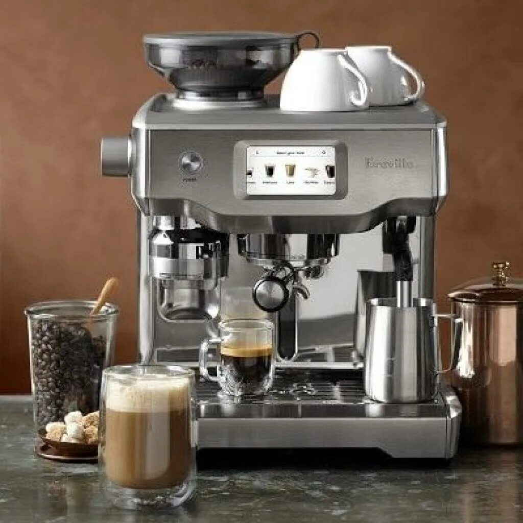 Покупка кофе кофемашина. Breville Cappuccino кофемашина. Breville Sage кофемашины. Кофейная станция Breville. Breville Barista Touch.