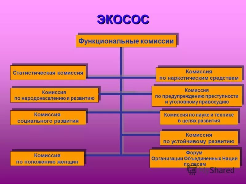 Социальный совет оон. Экономический и социальный совет ООН функции. Экономический и социальный совет состав. ЭКОСОС структура. Комиссии ЭКОСОС.