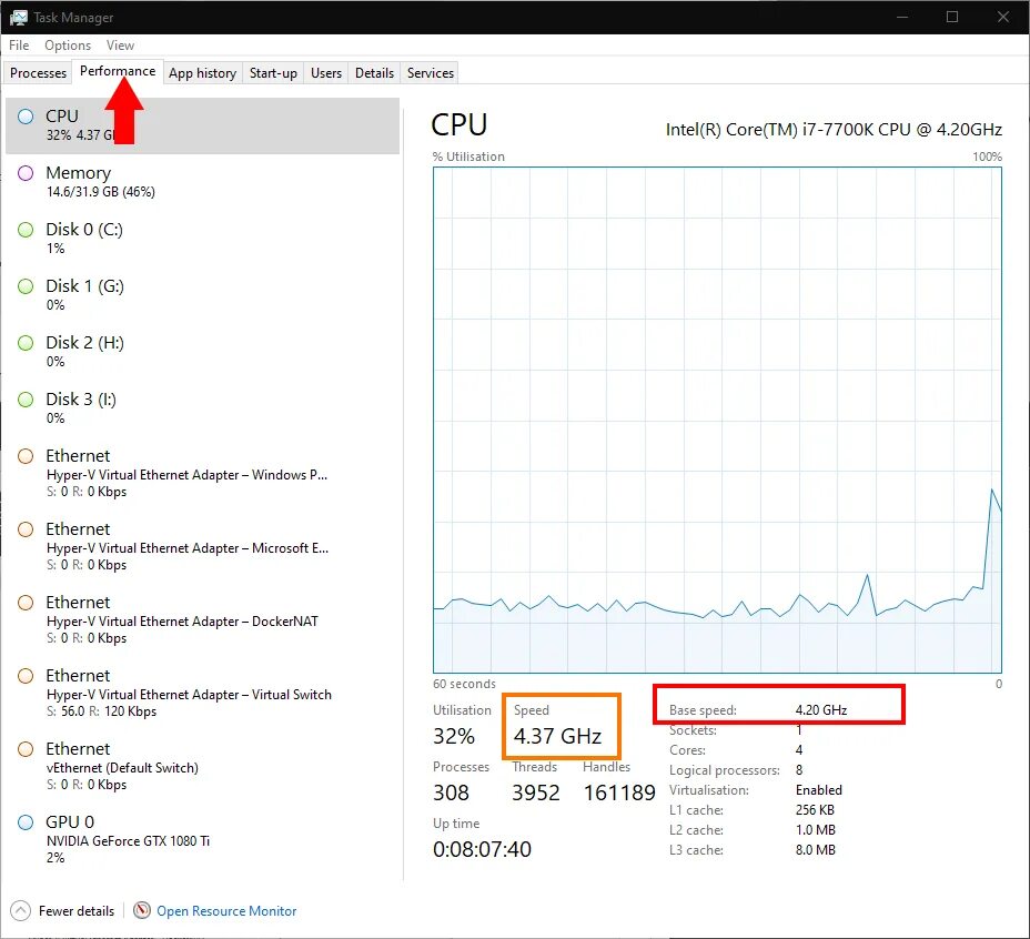 Cpu control windows 10. Cpu speed.