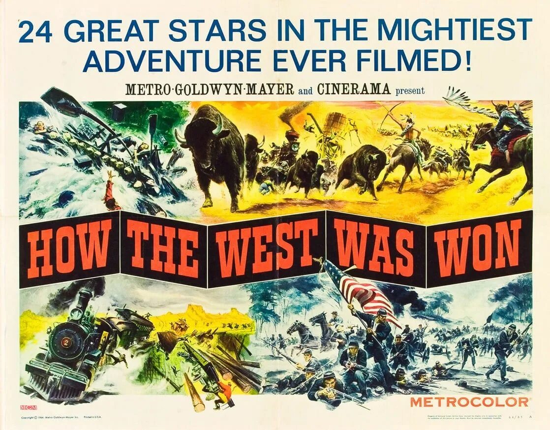 How the game is won. How the west was won 1962. как был завоёван запад 1962.