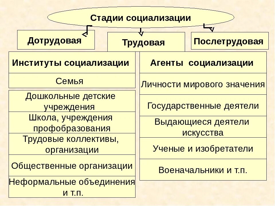 Какие институты кроме семьи участвуют в социализации. Институты социализации личности таблица. Этапы социализации. Стадии и институты социализации. Социализация стадии и институты социализации.