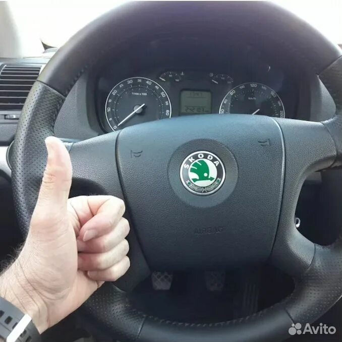 Skoda octavia как снять руль Перетяжка руля кожей Skoda Octavia (Шкода Октивия)