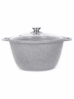 Кастрюля литая с крышкой