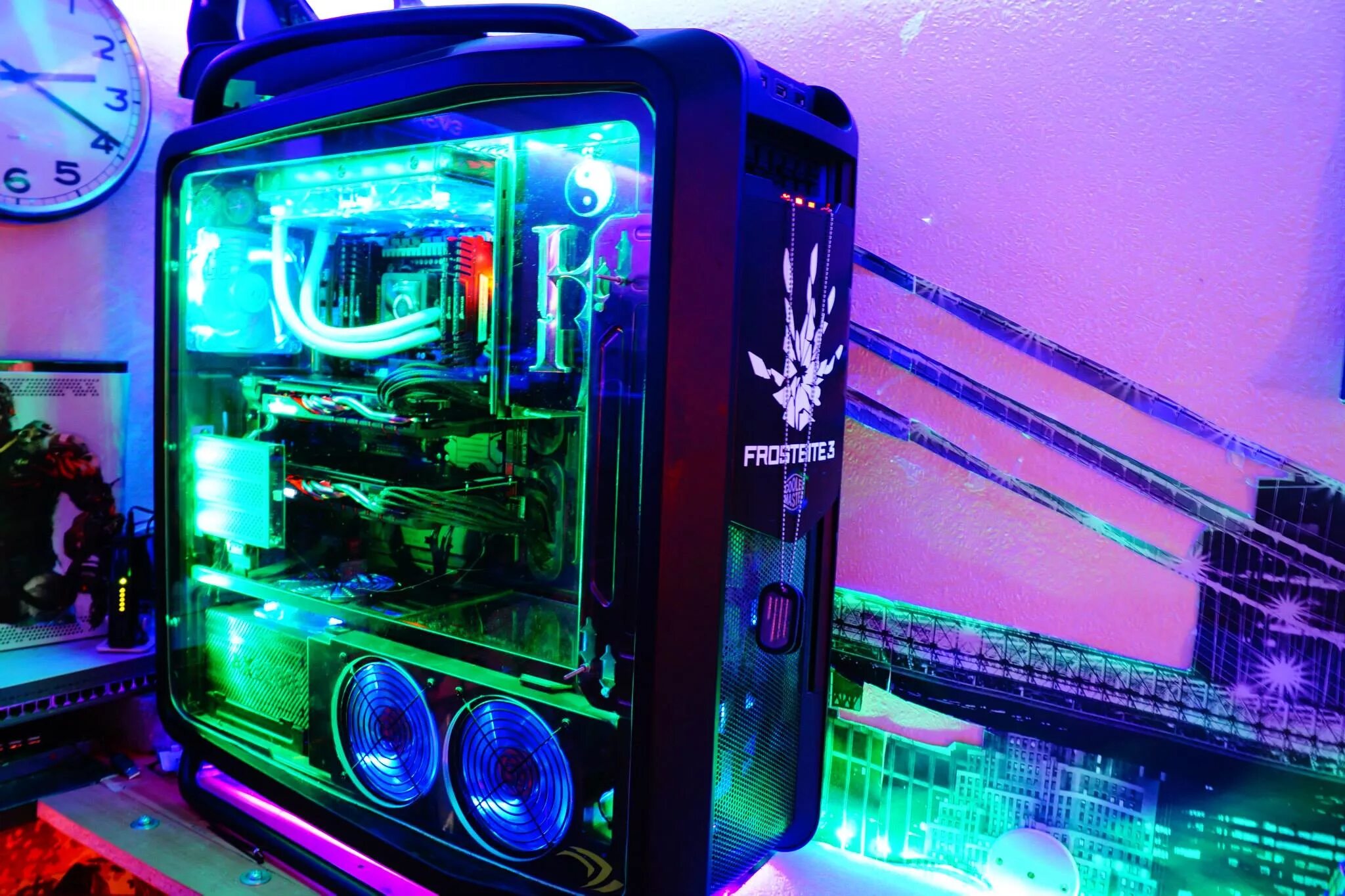 My gaming pc. Мощный компьютер. Мощный компьютер для игр. Мощный игровой ПК. Игровой компьютер 2007.