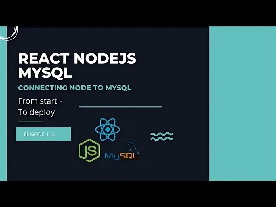 React mysql. React stack.