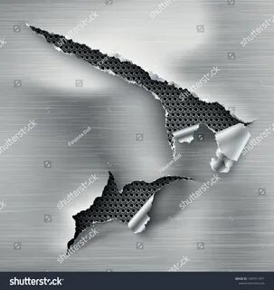 Острый край металлической
