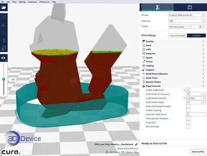Слайсер для 3d принтера cura