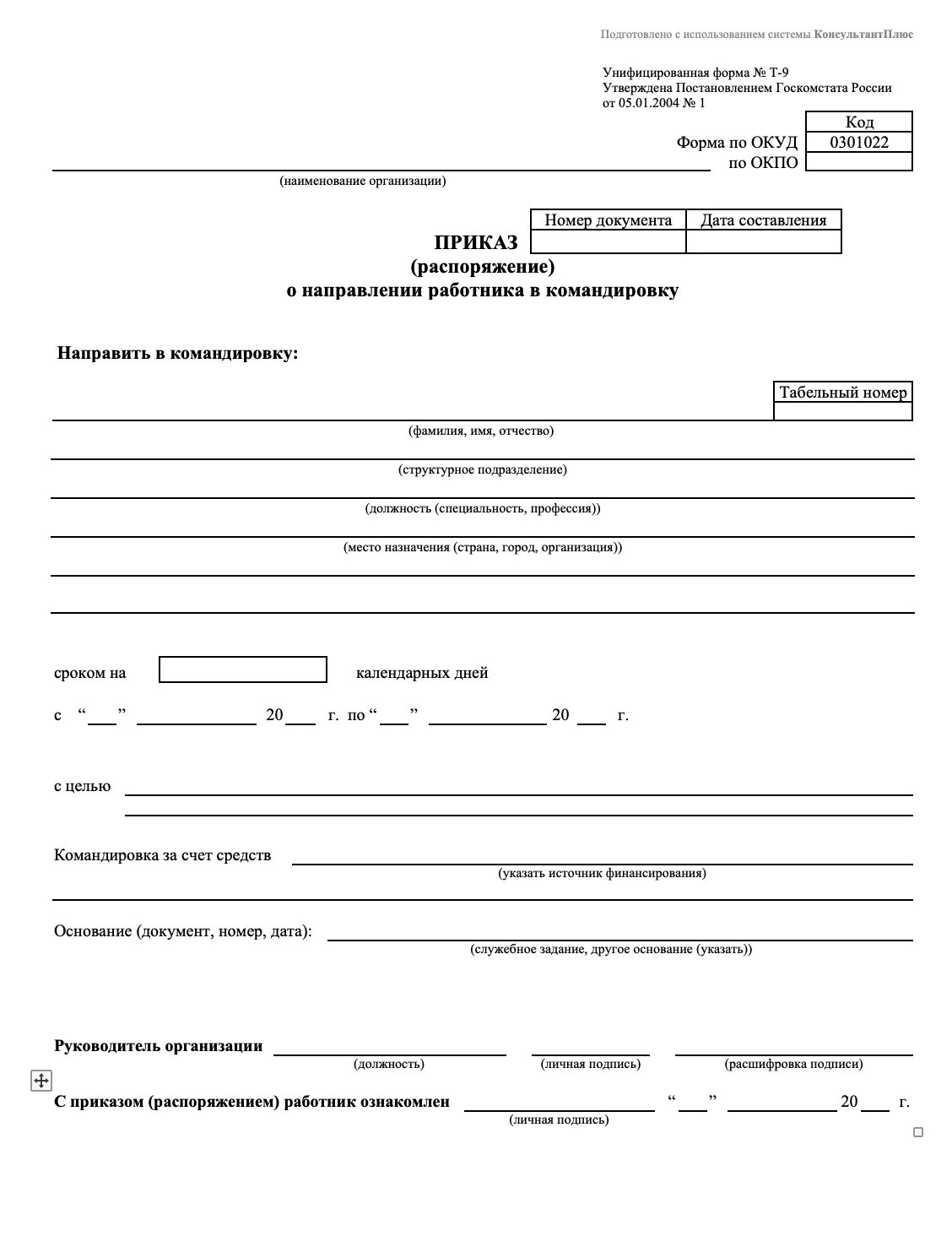 Образец приказа о положении о командировках. Образец приказа о положении о командировках