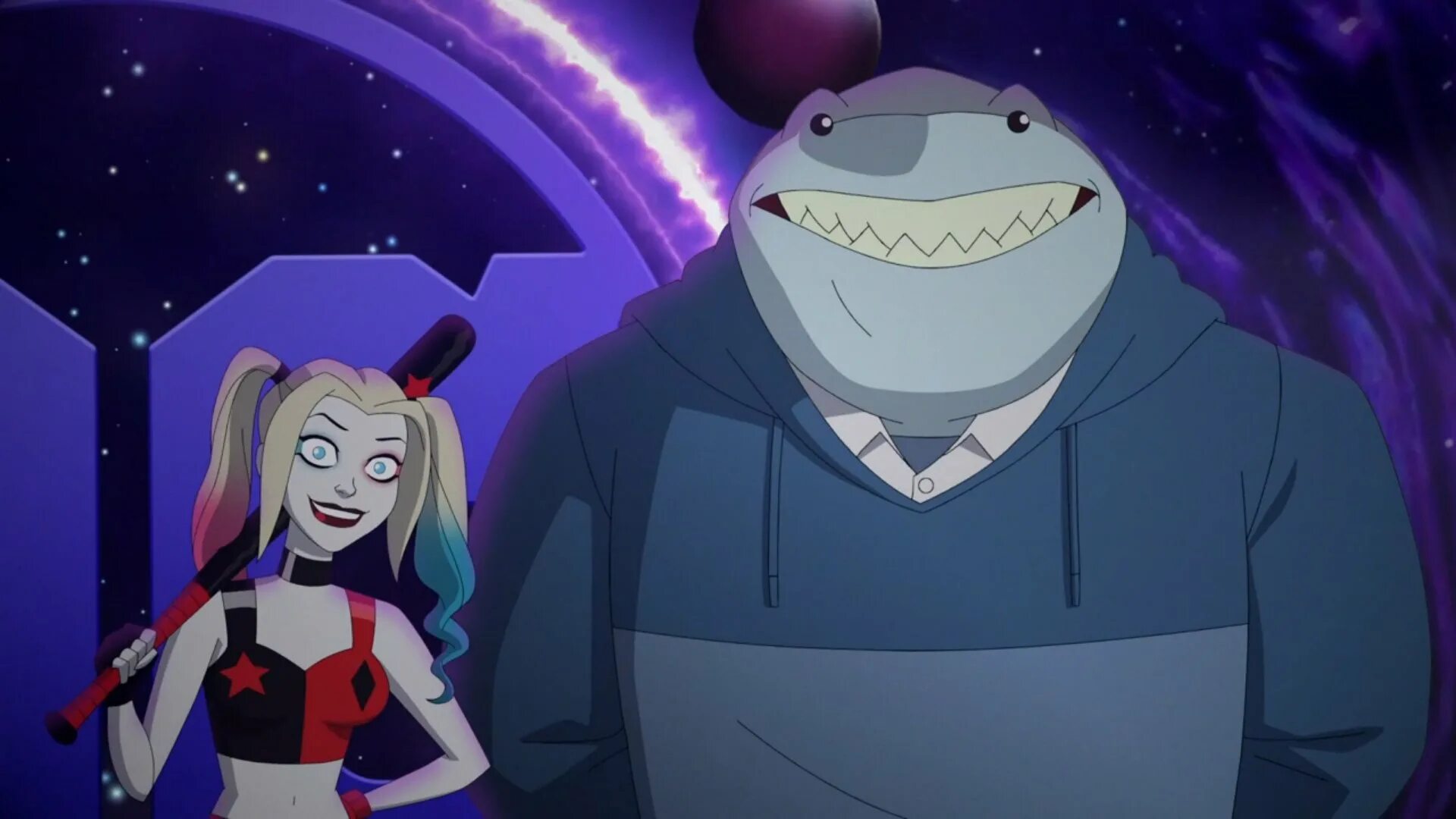 King shark харли квинн. Quinn king. Харли квинн мультик король акул. Харли квинн мультсериал король акул. Дэдшот из лиги справедливости.