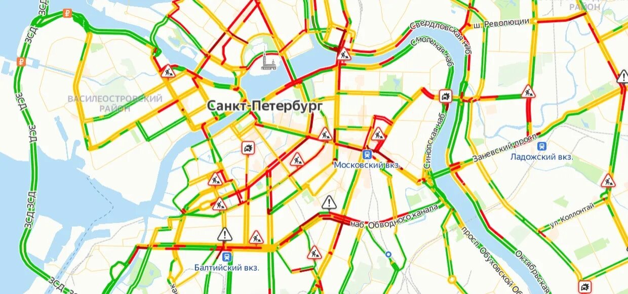 Пробки на ленинском проспекте спб сейчас. Пробки СПБ. Карта СПБ пробки.